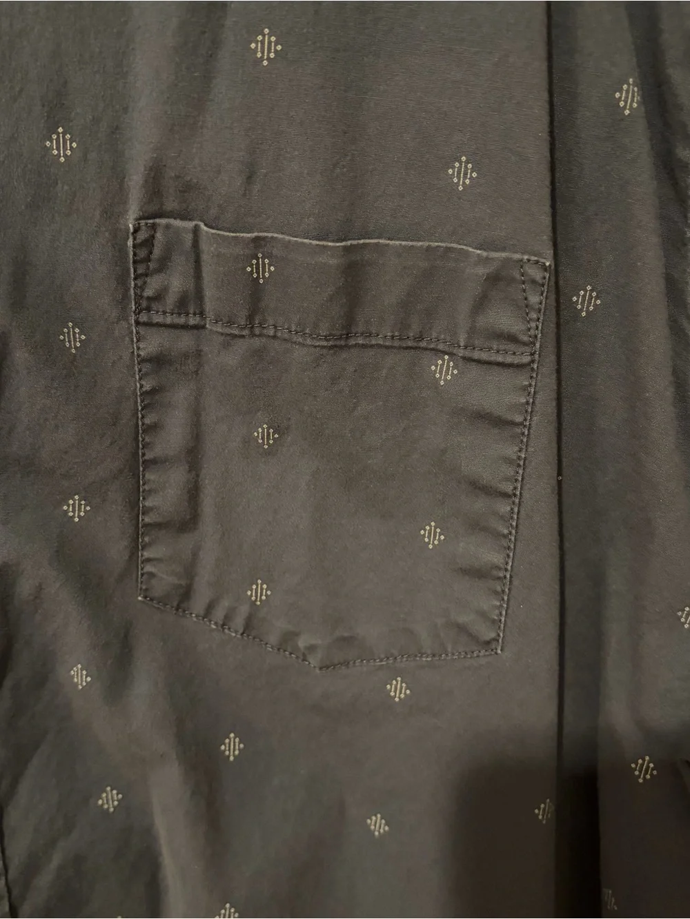 SONOMA Short-Sleeve Button-Up Shirt - Navy 2xB men’s